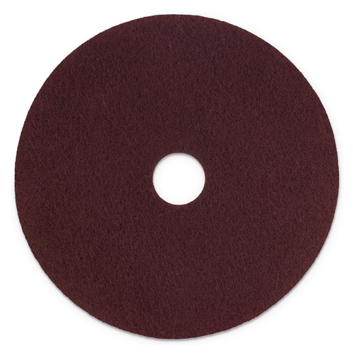 Office Jansan | Scotch-Brite SPPP17 17 in. Surface Preparation Pad Plus - Maroon (5/Carton) image number 0