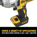 Impact Wrenches | Dewalt DCF899P2 20V MAX XR Cordless Lithium-Ion 1/2 in. Brushless Detent Pin Impact Wrench with 2 Batteries image number 7