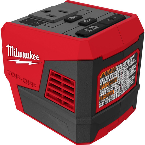 Milwaukee 2846 20 M18 Top Off Lithium Ion 175 Watt Cordless Portable Power Supply Inverter Tool Only Cpo Outlets