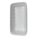 Food Service | GEN 10KWH 10.75 in. x 5.95 in. x 1.87 in. No. 10K Foam Meat Trays - White (250/Carton) image number 1