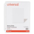 Office Jansan | Universal UNV21128 Heavy Gauge Top-Load Poly Sheet Protectors - Clear (50/Pack) image number 0