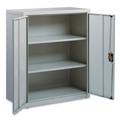 Office Filing Cabinets & Shelves | Alera 25765 36 in. x 18 in. x 42 in. 3 Shelves Economy Assembled Storage Cabinets - Light Gray image number 4