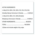 Hand Wipes | Clorox 01593 7 in. x 8 in. 1-Ply Disinfecting Wipes - Fresh Scent, White (35/Canister) image number 4