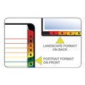 Bulk Savings Pricing 2 | Cardinal 60218 11 x 8.5 OneStep Printable Table of Contents and A to Z Dividers - White/Assorted Tabs (26/Set) image number 4