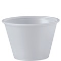 Food Trays, Containers, and Lids | SOLO P250N 2.5 oz Portion Containers - Translucent (2500/Carton) image number 2