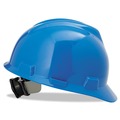 Hard Hats | MSA 475359 V-Gard Slotted Cap with Fas-Trac III Suspension - Blue image number 0