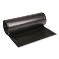 Trash Bags | Boardwalk X7658XKKR01 38 in. x 58 in. 60 gal. 1.6 mil Recycled Low-Density Polyethylene Can Liners - Black (100/Carton) image number 1