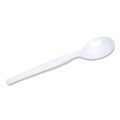  | Dixie SH217 Heavyweight Polystyrene Soup Spoons - White (1000/Carton) image number 1