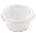Food Trays, Containers, and Lids | Dart PL200N PET Portion/Souffle Cup Lids - Clear (2500/Carton) image number 5