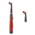 Cleaning & Janitorial Supplies | Rubbermaid 2057486 Reveal Power Scrubber Red/White Nylon Bristles 1.73-in Brush Red Plastic Handle image number 0