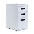Office Carts & Stands | Alera ALEPABBFLG 14.96 in. x 19.29 in. x 27.75 in. 3-Drawers: Box/Box/File Legal/Letter Left or Right File Pedestal - Light Gray image number 0