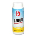 Cleaning & Janitorial Supplies | Big D Industries 016600 16 oz. D-Vour Absorbent Powder - Lemon (6/Carton) image number 0