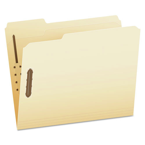  | Pendaflex FM213 1/3-Cut Tabs 2 Fastener Letter Size Fastener Folders - Manila Exterior (50/Box) image number 0