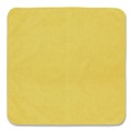 Office Jansan | Rubbermaid Commercial 1820580 12 in. x 12 in. Microfiber Cleaning Cloths - Yellow (24/Pack) image number 1