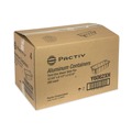 Office Jansan | Pactiv Corp. Y6062XH 5.9 in. x 8.04 in. 1/3 in. Size Aluminum Steam Table Pan - (200/Carton) image number 3