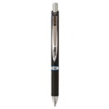 Pens | Pentel BLP77-C EnerGel PRO Permanent Ink Medium 0.7 millimeter Retractable Hybrid Gel Pen - Blue Ink/Black Barrel image number 0