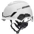  | MSA 10194783 V-Gard H1 Fas-Trac III Pivot Trivent ANSI EN12492 Safety Helmet -  White image number 0