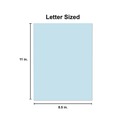 Office Jansan | Universal UNV11202 8.5 in. x 11 in. 20-lb. Deluxe Colored Paper - Blue (500/Ream) image number 1
