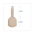 New Year New Savings! Save $25 off $150 | Boardwalk BWK4208 5.5 in. Brush 3 in. Tan Plastic Handle Cream Tampico Bristles Utility Brush image number 1