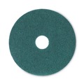 Cleaning Cloths | Boardwalk BWK4016GRE 16 in. Diameter Heavy-Duty Scrubbing Floor Pads - Green (5/Carton) image number 0