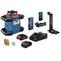 Rotary Lasers | Bosch GRL4000-80CHV 18V REVOLVE4000 Connected Self-Leveling Horizontal Vertical Cordless Rotary Laser with CORE18V 4 Ah Compact Battery image number 0