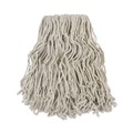 Cleaning & Janitorial Supplies | Boardwalk BWKCM02024S #24 Banded Cotton Mop Heads - White (12/Carton) image number 1
