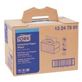 Cleaning & Janitorial Supplies | Tork 13247501 12.8 x 16.5 4-Ply Industrial Paper Wiper - Blue/Unscented (180/Carton) image number 2