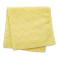 Cleaning & Janitorial Supplies | Rubbermaid Commercial FGQ61000YL00 16 in. x 16 in. Microfiber Reusable Cleaning Cloths - Yellow (12/Carton) image number 1