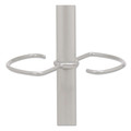  | Alba PMWAVE 18.88w x 14d x 68.5h Wavy Six Hangers/Two Knobs/Four Hooks Coat Tree - Silver/Wood image number 2