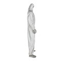 Bib Overalls | Ansell 38941 A35 Liquid and Particle Protection Coveralls - 2X-Large, White (25/Carton) image number 1