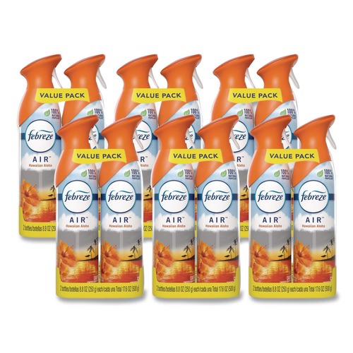 Cleaning & Janitorial Supplies | Febreze 97794 AIR 8.8 oz Aerosol Spray - Hawaiian Aloha (6/Carton) image number 0