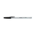  | Universal UNV15613 Medium 1 mm Black Ink Stick Ballpoint Pens (60/Pack) image number 2