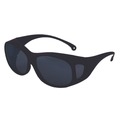 Eye Protection | Ansell 20747 V50 OTG Safety Eyewear - Black Frame/Smoke Mirror Anti-Fog Lens image number 1