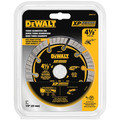 Circular Saw Blades | Dewalt DW4713T 4-1/2 in. XP All-Purpose Segmented Diamond Blade image number 1