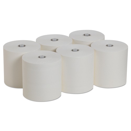 Paper Towels and Napkins | Georgia Pacific Professional 26490 7.87 in. x 1150 ft. 1-Ply Pacific Blue Ultra Paper Towels - White (6 Rolls/Carton) image number 0