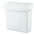 Trash & Waste Bins | Rubbermaid Commercial FG614000WHT Plastic Sanitary Napkin Receptacle with Rigid Liner - White image number 2