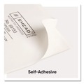 Office Jansan | Smead 68153 5.31 in. x 33.63 in. Self-Adhesive Top Load Poly Pockets - Clear (100/Box) image number 3