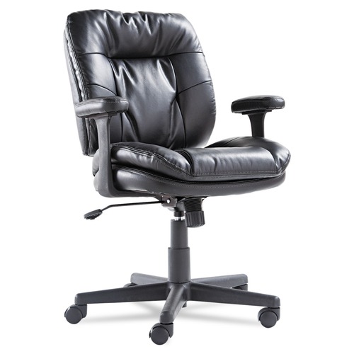 Office Jansan | OIF OIFST4819 16.93 in. - 20.67 in. Seat Height Executive Swivel/Tilt Chair Supports Up to 250 lbs. - Black image number 0