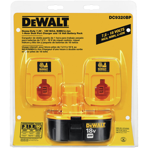 Dewalt DC9320BP 7.2V - 18V Multi-Voltage Dual Port Charger ...