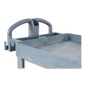 Bulk Savings Pricing 2 | Rubbermaid Commercial 2192463 BRUTE Heavy-Duty Ergo Handle Utility Cart Plastic 2 Shelves 750 lb Capacity 26-in x 55-in x 33.25-in Gray image number 1