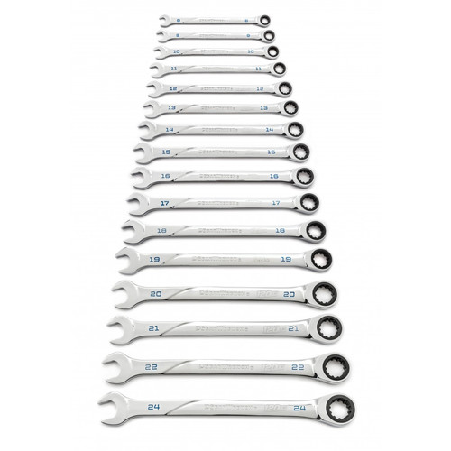 Ratcheting Wrenches | GearWrench 86427 16-Piece 120XP Universal Spline Metric XL Combination Ratcheting Wrench Set image number 0