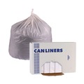 Bulk Savings Pricing 2 | Boardwalk H8046TWK 40 in. x 46 in. 45 gal. 0.9 mil Linear Low Density Industrial Can Liners - White (100/Carton) image number 2