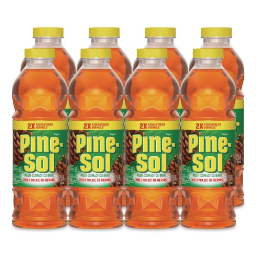 Cleaning & Janitorial Supplies | Pine-Sol 60149CT 20 oz. Bottle Multi-Surface Concentrated Disinfectant Cleaner - Pine Scent (8/Carton) image number 0