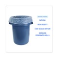 Trash & Waste Bins | Boardwalk Z8048HNKR01 40 in. x 48 in. 45 Gallon 13 mic High Density Industrial Coreless Roll Can Liners - Natural (250/Carton) image number 6