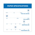 Office Jansan | Hammermill 10462-0 Premium Laser 24 lbs.11 in. x 17 in. Print Paper - 98 Bright White (500/Ream) image number 2