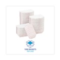 Food Trays, Containers, and Lids | Boardwalk BWK30LAG025 2.69 in. x 1.05 in. x 4 in. 0.25 lbs. Capacity Paper Food Baskets - Red/White (1000/Carton) image number 6