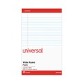  | Universal M9-45000 50-Sheet 8.5 in. x 14 in. Perforated Writing Pads - Wide/Legal Rule, White (1 Dozen) image number 1