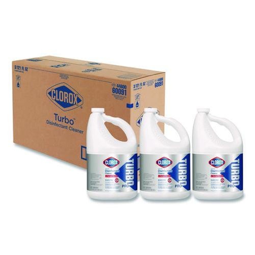 Cleaning & Janitorial Supplies | Clorox 60091 Turbo Pro 121 oz Disinfectant Cleaner for Sprayer Devices (3/Carton) image number 0