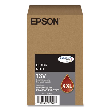Epson (T13V) DURABrite Pro 11,500 Page-Yield Extra High-Yield Ink - Black