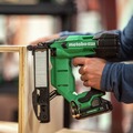 Metabo HPT Clearance | Metabo HPT N1804DAQ4M 18V MultiVolt Brushless 18-Gauge Lithium-Ion 1/4 in. Cordless Narrow Crown Stapler (Tool Only) image number 8